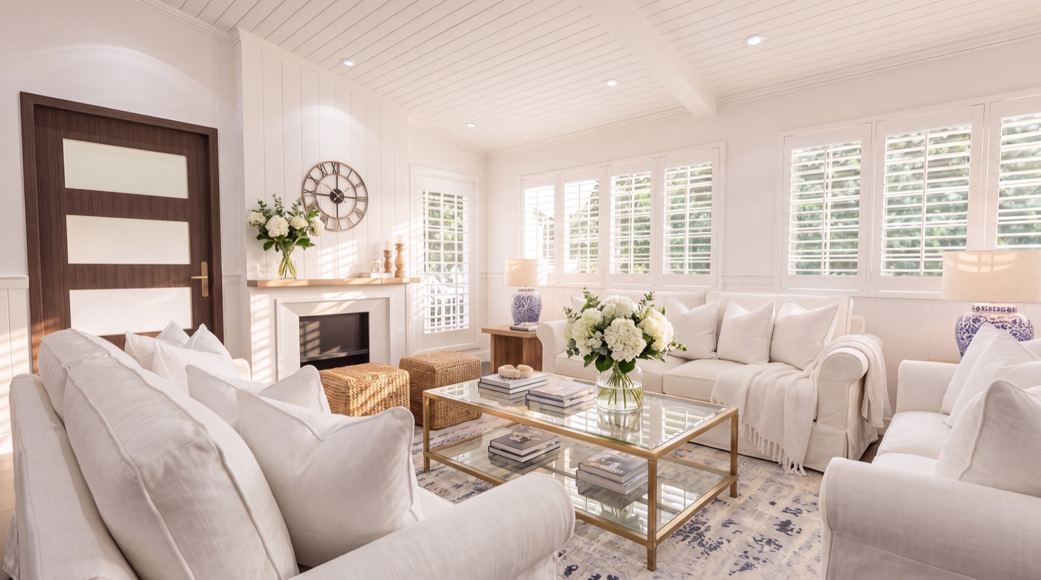 EVOKE Hamptons Living — fireplace