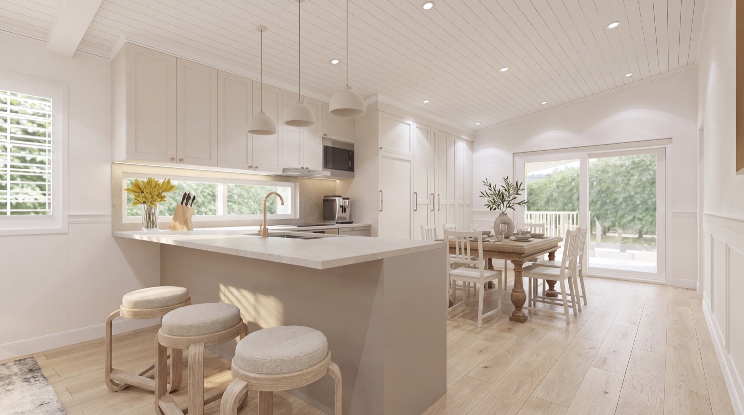 EVOKE Elegant Minimalist Kitchen