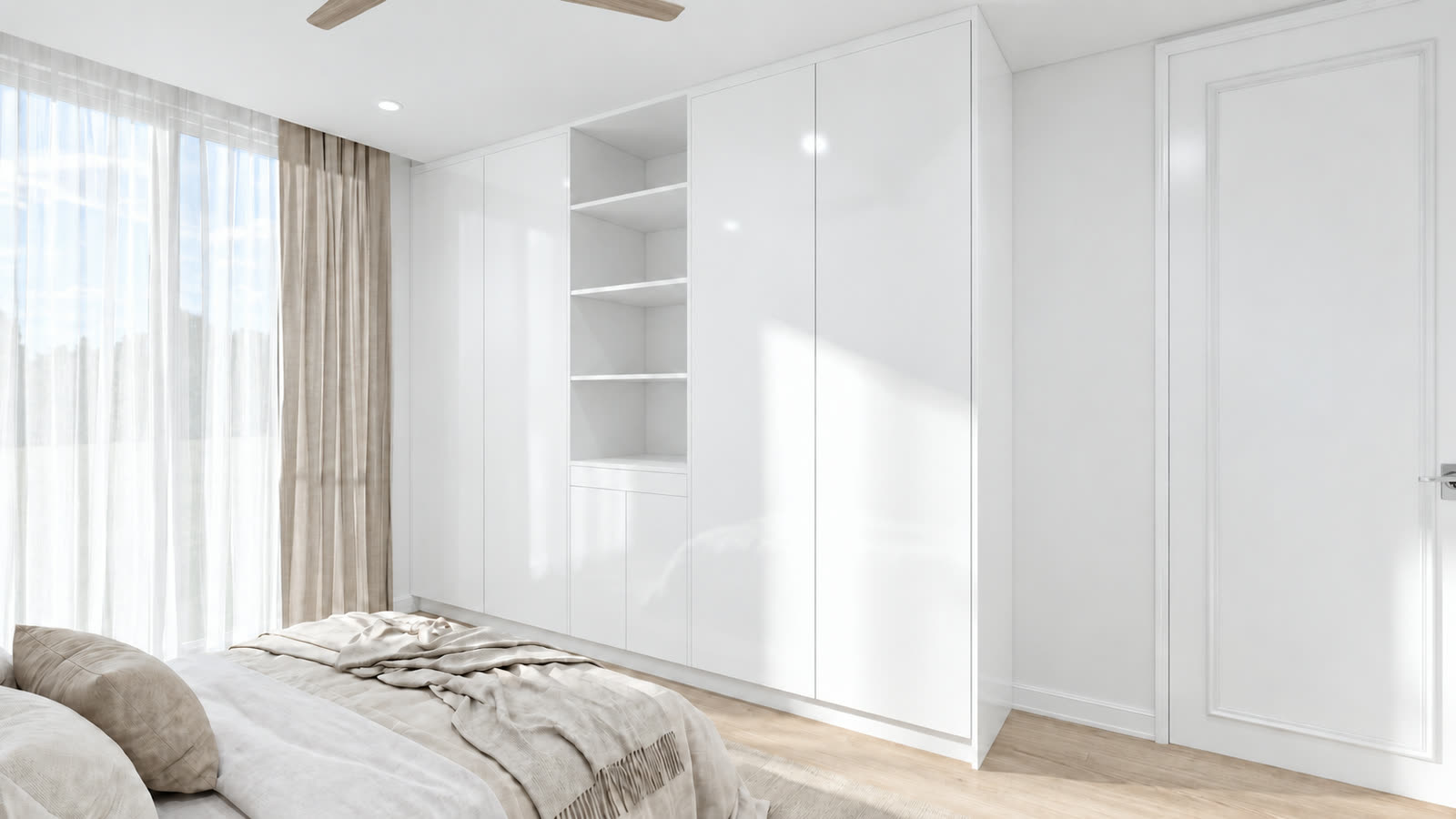 NOMI-KIN Classic Second bedroom · wardrobe detail