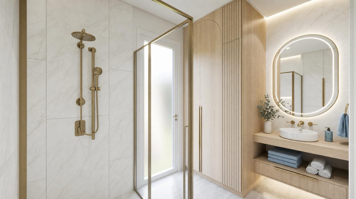 NOMI Kin Coastal Luxe Bathroom