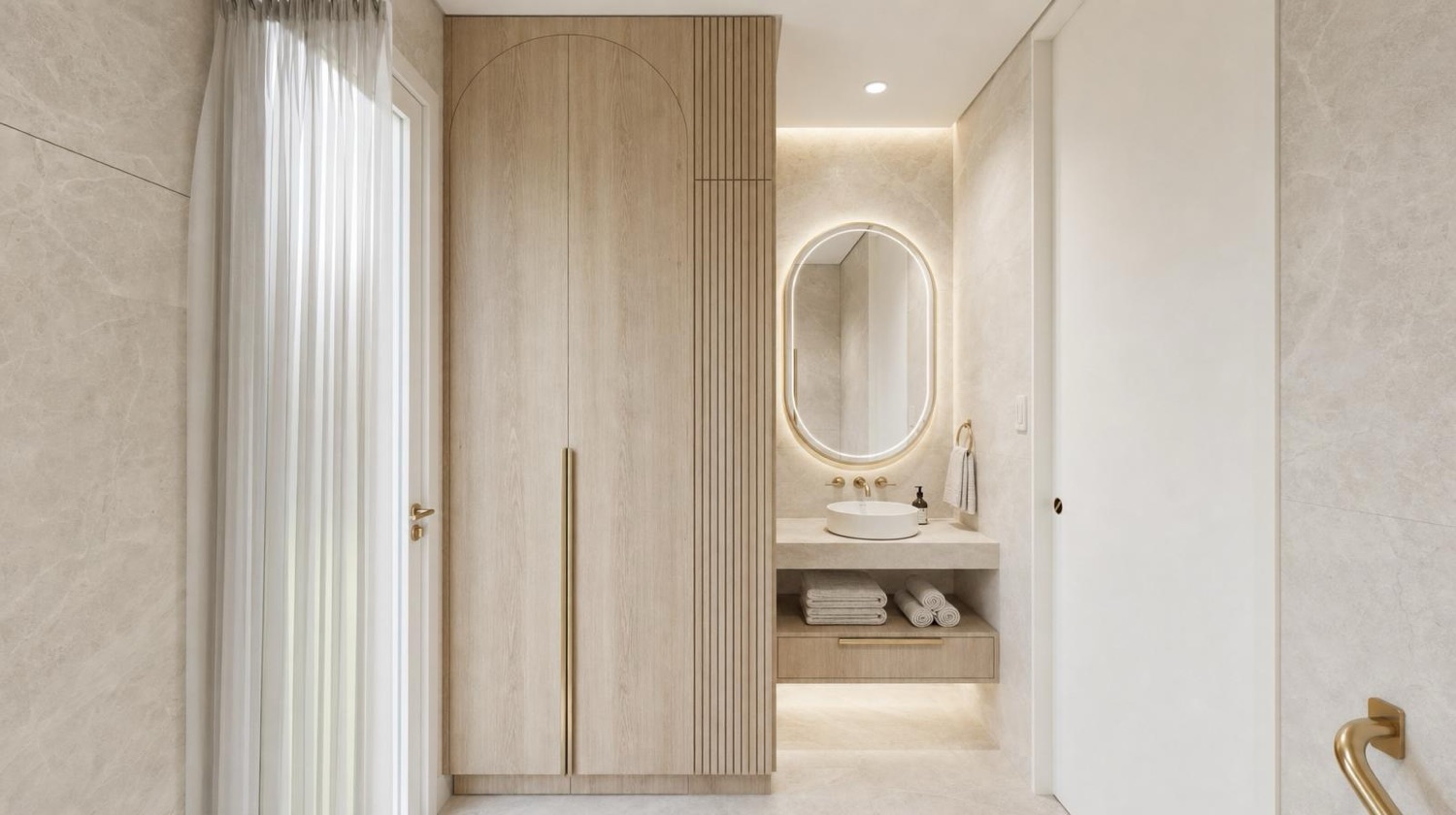 NOMI Kin Elegant Minimalist Ensuite