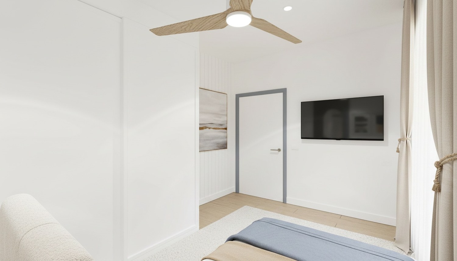 VIVID Coastal Luxe On-site Overnight Assistance carer room