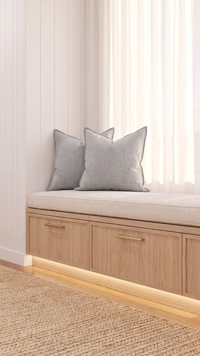 Built-in window seat